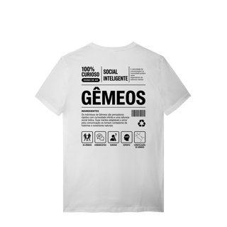 Nome do produto Camiseta Ingredientes de Gêmeos