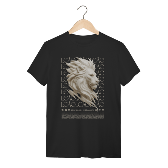 Camiseta Leão Preta