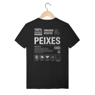 Nome do produto Camiseta Ingredientes de Peixes