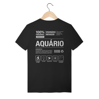 Nome do produto Camiseta Ingredientes de Aquário