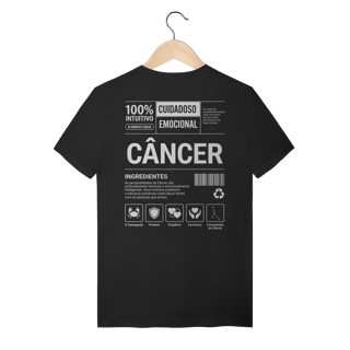 Nome do produto Camiseta Ingredientes de Câncer