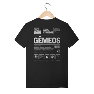 Nome do produto Camiseta Ingredientes de Gêmeos