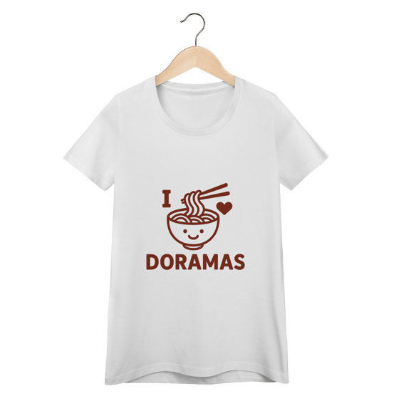 Camiseta “I ❤ Dorama” – Edição Fã Apaixonada