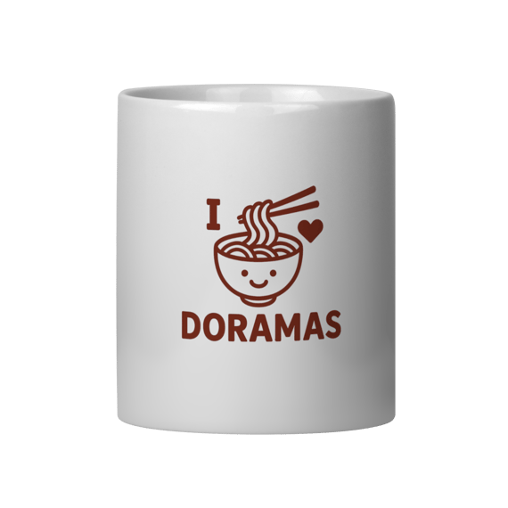 Caneca “I ❤ Dorama” – Maratona Quentinha