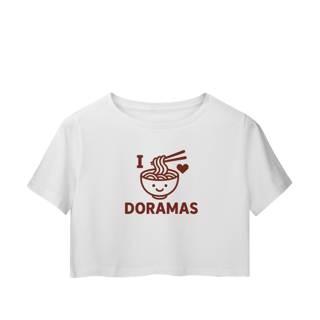 Nome do produto Cropped “I ❤ Dorama” – Estilo Dorameiro