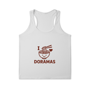 Nome do produto Regata Feminina “I ❤ Dorama” – Estilo & Conforto