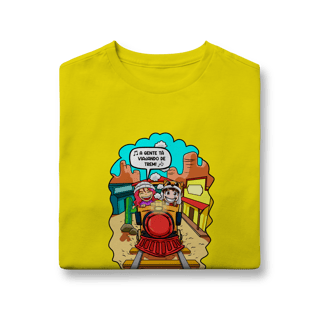 Nome do produto Camisa Viajando de Trem DUDU Betero e Gabi