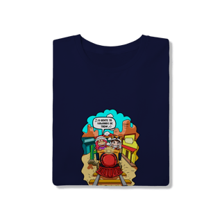 Nome do produto Camisa Viajando de Trem DUDU Betero e Gabi (adulto)