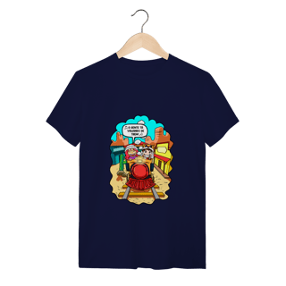 Nome do produto Camisa Viajando de Trem DUDU Betero e Gabi (adulto)