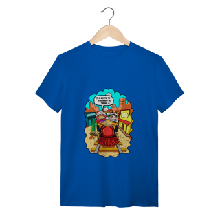 Nome do produto Camisa Viajando de Trem DUDU Betero e Gabi (adulto)