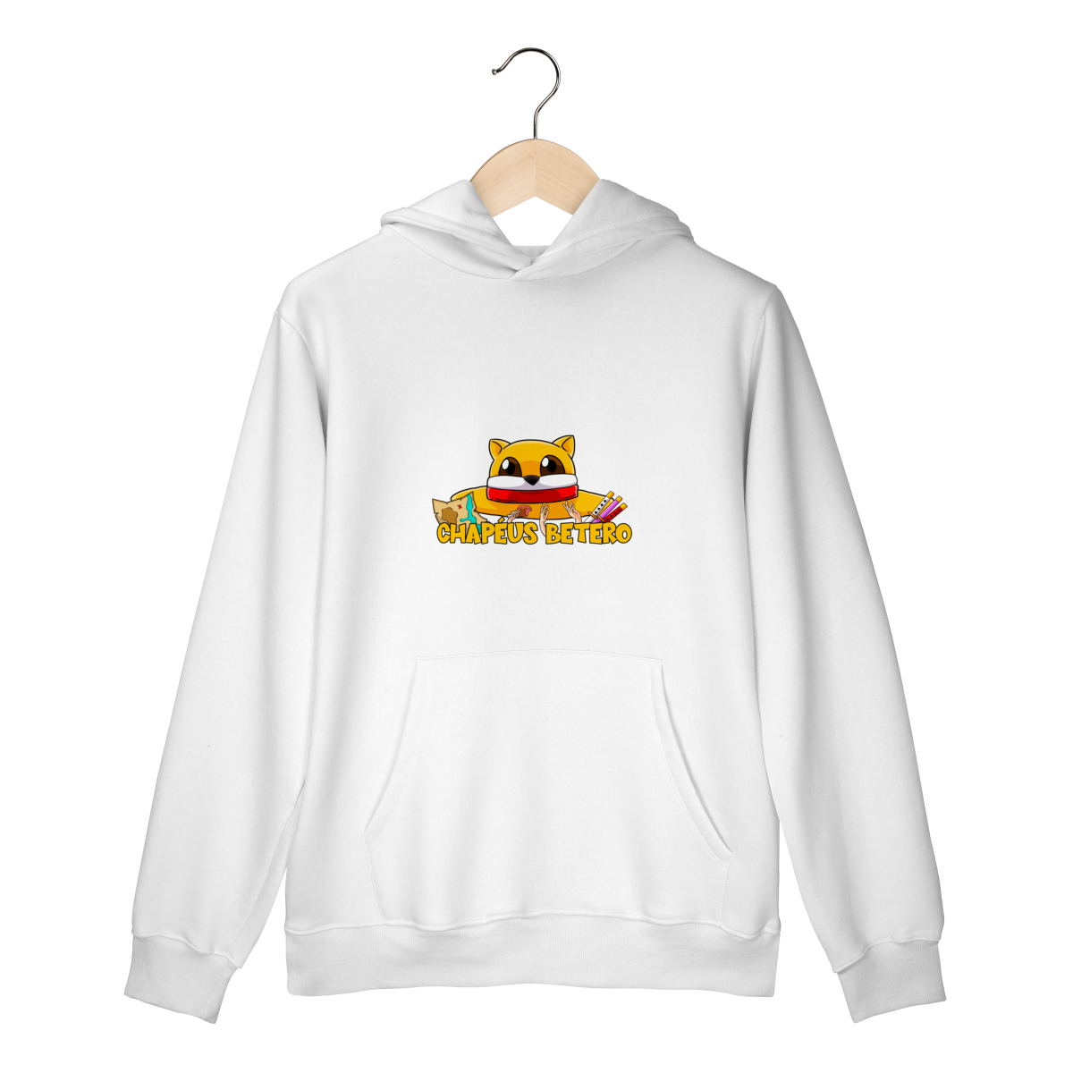 Nome do produto: Moletom Chapéus Betero (Com Bolso)