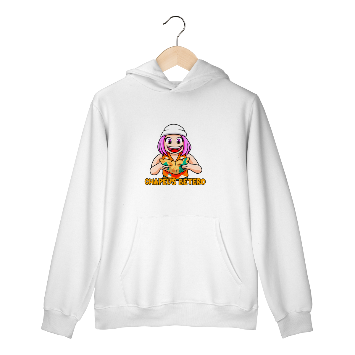 Nome do produto: Moletom Gabi Betero (Chapéus Betero) (Com Bolso)