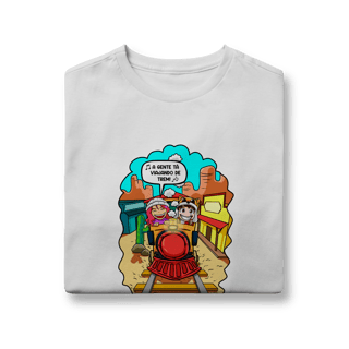 Nome do produto Camisa Viajando de Trem DUDU Betero e Gabi