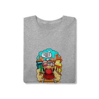Nome do produto Camisa Viajando de Trem DUDU Betero e Gabi (adulto)
