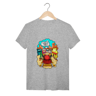 Nome do produto Camisa Viajando de Trem DUDU Betero e Gabi (adulto)