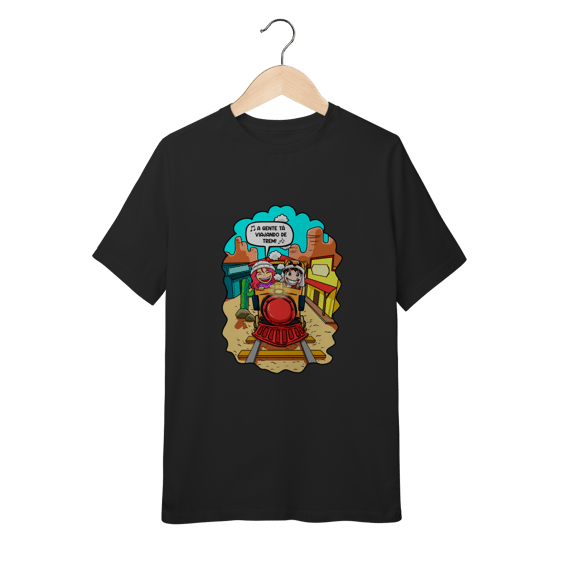 Camisa Viajando de Trem DUDU Betero e Gabi