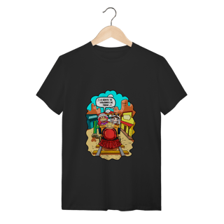 Nome do produto Camisa Viajando de Trem DUDU Betero e Gabi (adulto)