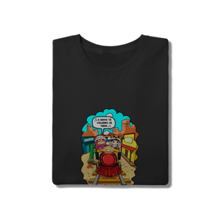 Nome do produto Camisa Viajando de Trem DUDU Betero e Gabi (adulto)