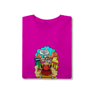 Nome do produto Camisa Viajando de Trem DUDU Betero e Gabi (adulto)