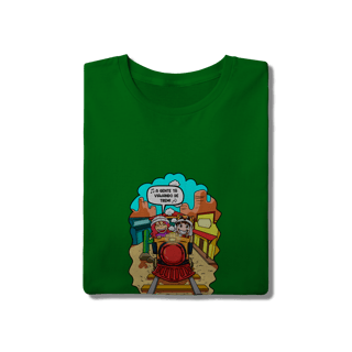 Nome do produto Camisa Viajando de Trem DUDU Betero e Gabi (adulto)