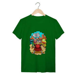 Nome do produto Camisa Viajando de Trem DUDU Betero e Gabi (adulto)