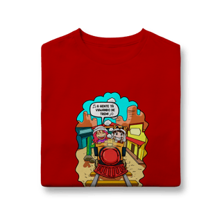 Nome do produto Camisa Viajando de Trem DUDU Betero e Gabi