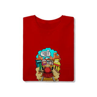 Nome do produto Camisa Viajando de Trem DUDU Betero e Gabi (adulto)