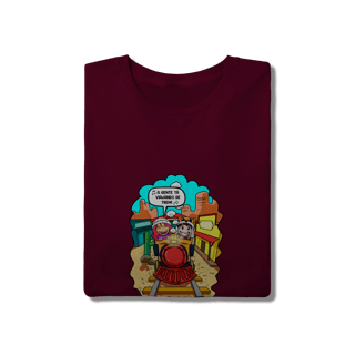 Nome do produto Camisa Viajando de Trem DUDU Betero e Gabi (adulto)