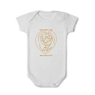 Nome do produto Body Infantil - Jesus, Maria e José  - Minha Família