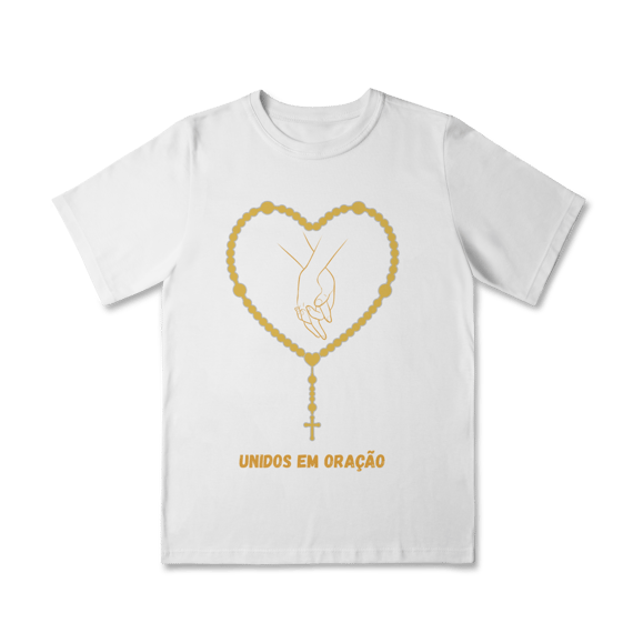 Camiseta Classic Infantil - Unidos em oração - Terço