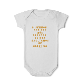 Nome do produto Body Infantil - Salmo 126