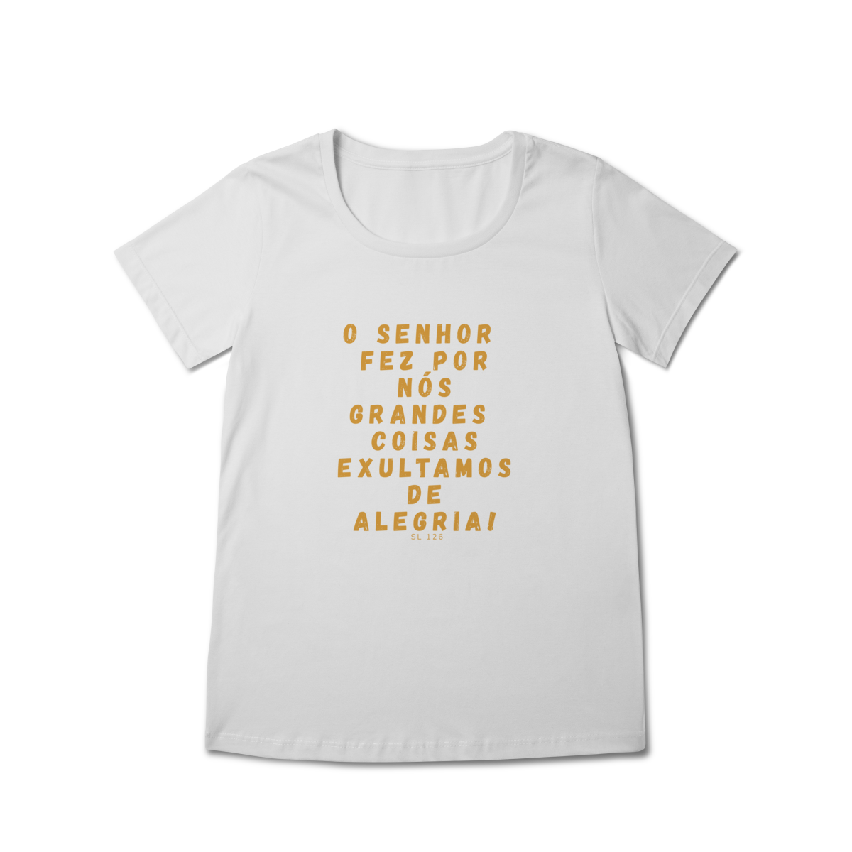 Camiseta Feminina Baby Long Prime - Salmo 126