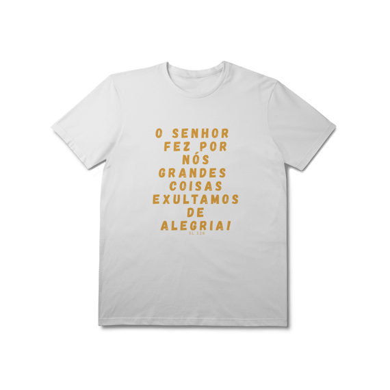  Camiseta Unissex T-Shirt Prime - Salmo 126