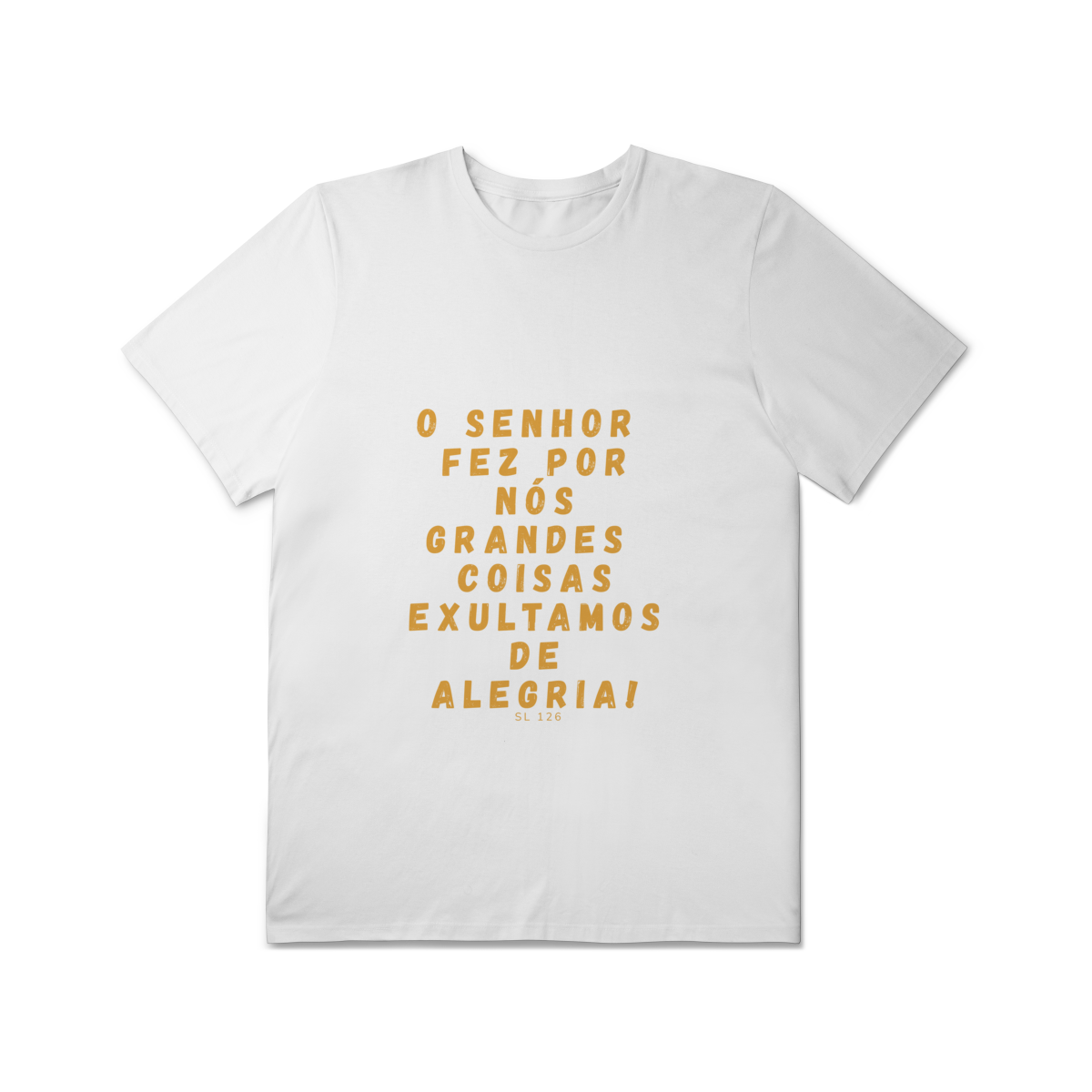  Camiseta Unissex T-Shirt Plus Size - Salmo 126