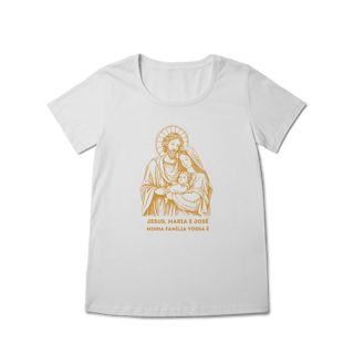 Camiseta Feminina Baby Long Prime - Sagrada Família