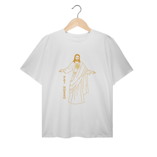 Nome do produto  Camiseta Unissex T-Shirt Plus Size - Jesus - Pai Nosso