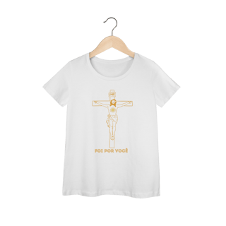 Nome do produto  Camiseta Feminina Baby Long Prime - Foi por Você - Cruz