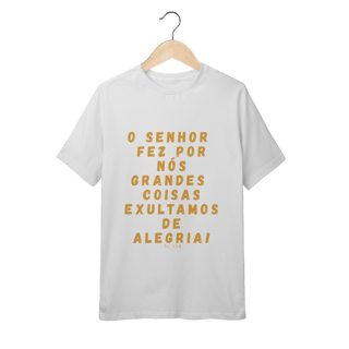 Nome do produto Camiseta  Quality Infantil (10 a 14) - Salmo 126