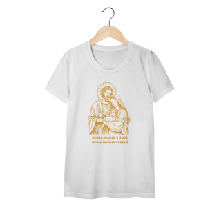 Nome do produto Camiseta Feminina Baby Long Classic - Sagrada Família