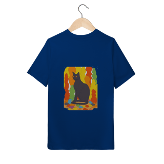 Nome do produto Camiseta infantil Gato unissex
