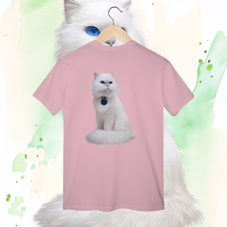 Nome do produto Cat me on gato branco.