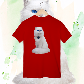 Nome do produto Cat me on gato branco.