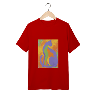 Nome do produto Camiseta infantil Gato unissex