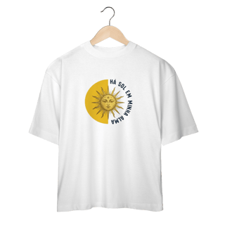 Nome do produto Camiseta Oversized - Há sol em minha alma