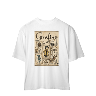 Nome do produto Camiseta Oversized Coraline 
