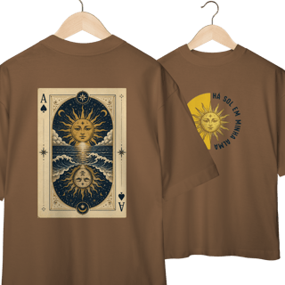 Nome do produto Camiseta Oversized - Há sol em minha alma