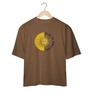 Nome do produto Camiseta Oversized - Há sol em minha alma