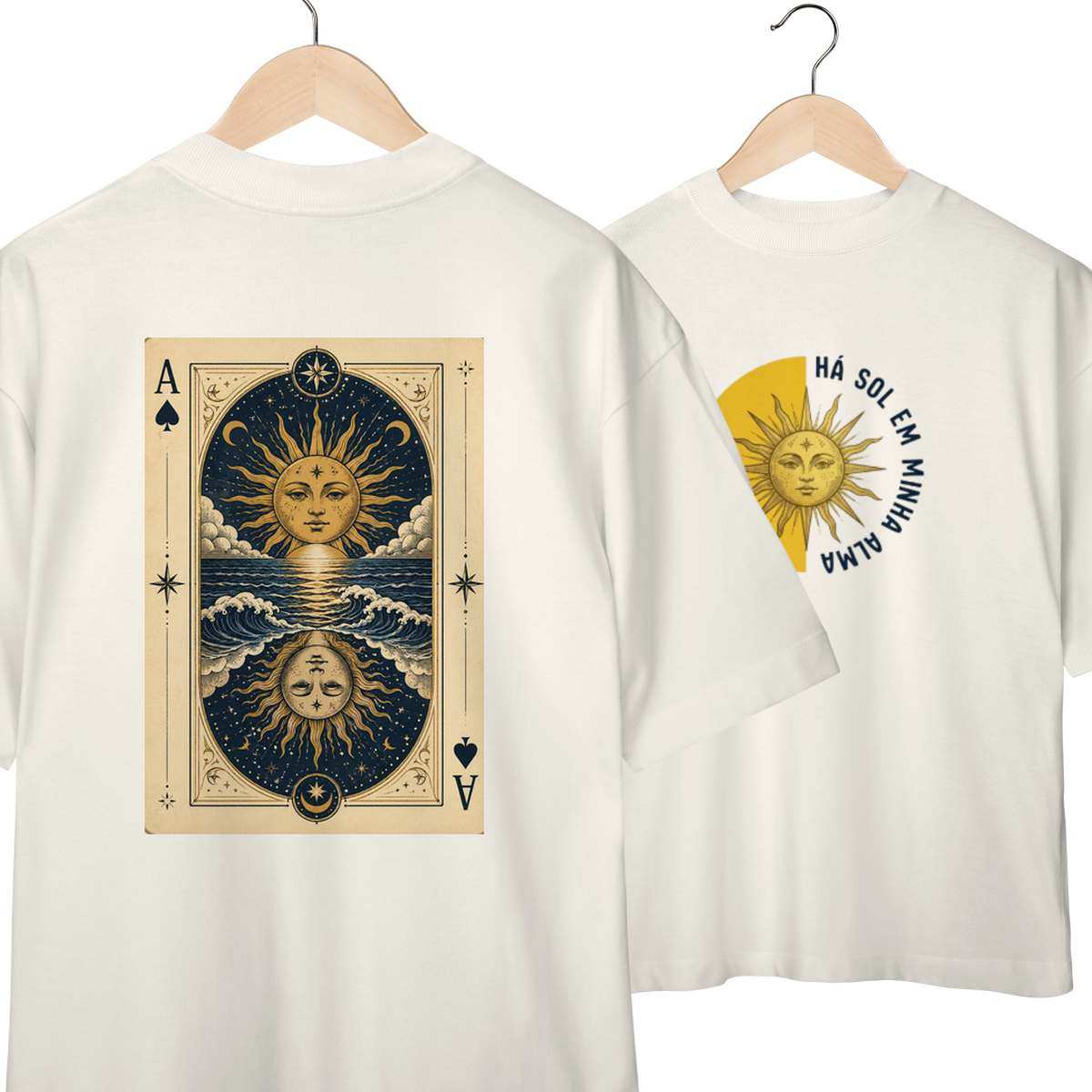 Nome do produto: Camiseta Oversized - Há sol em minha alma