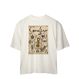 Nome do produto Camiseta Oversized Coraline 