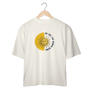 Nome do produto Camiseta Oversized - Há sol em minha alma